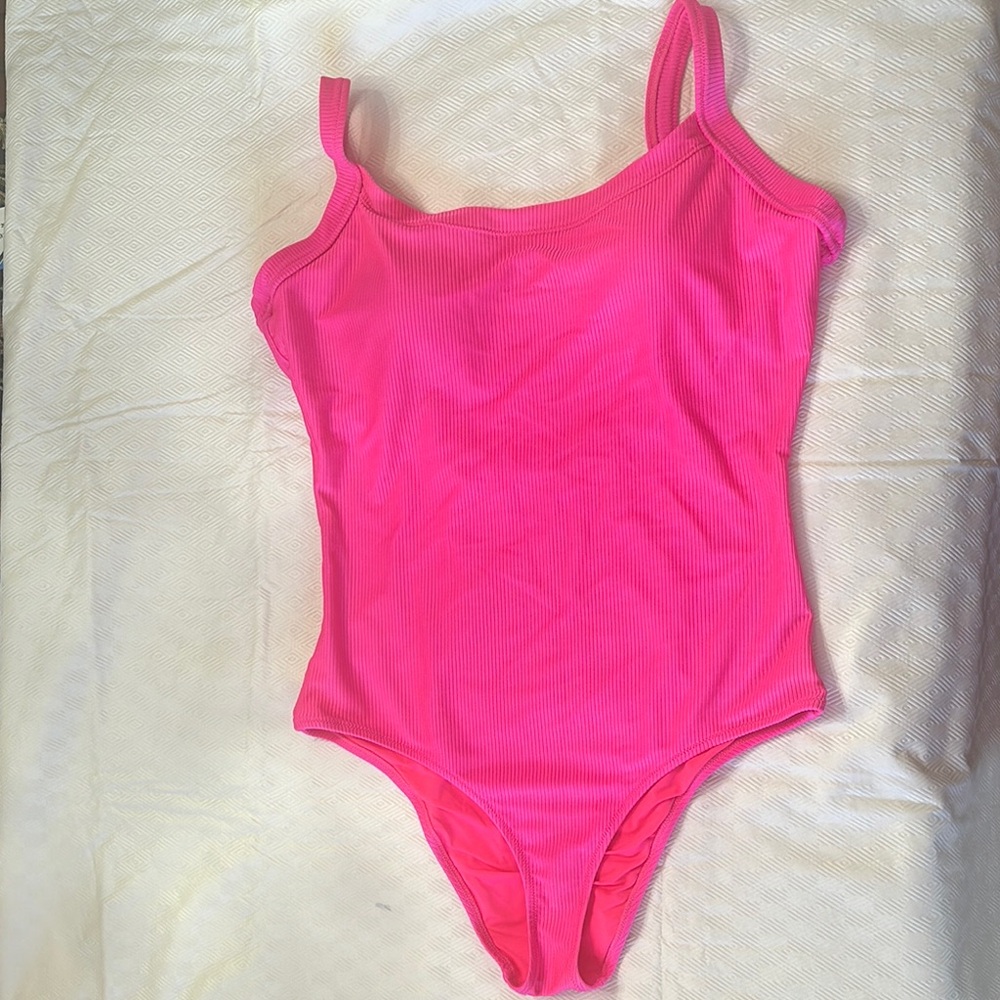 Vibrant Pink Women's One Piece Swimsuit